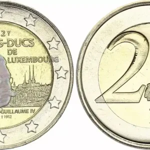 Luxembourg 2 Euros - Grand-Duc Guillaume IV - Colorisée - 2012 Bon Marché