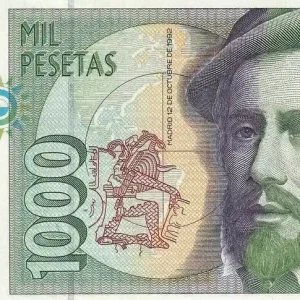 Billet Espagne 1000 Pesetas - Hernan Cortes - 1992 - Série 4M - P.163 Acheter En Ligne