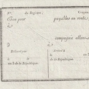 Top Qualité Billet France Bon Comité des Guerres An 3