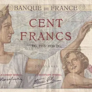 Expédié Aujourd’hui Billet France 100 Francs - Sully - 19-05-1939 - Série E.79 - F.26.01