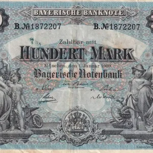 Artisanat Billet Allemagne 50 Mark - Bavière - Allégories assises - 01-01-1900 - Série B - P.S953a
