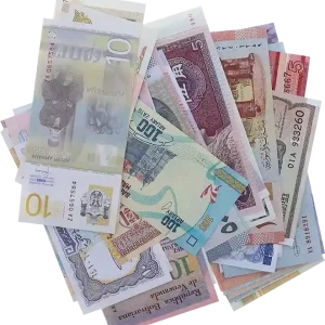 Top Qualité Billet Lot 150 billets du Monde différents - plus de 30 Pays
