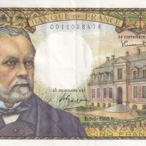 Meilleure Vente Billet France 5 Francs Pasteur - années variées
