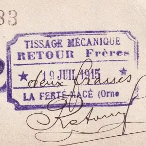 Billet France 2 Francs - Tissage Mécanique - La Ferté-Macé - 1915 - P.61.07 Édition Limitée