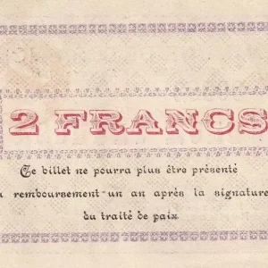 Bon Marché Billet France 2 Francs - Cornimont - 1915 - Série A - P.88-17