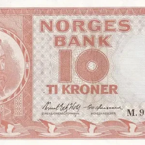Prix Promo Billet Norvège 10 Kroner - Christian Michelsen - 1973 - Série M - P.31