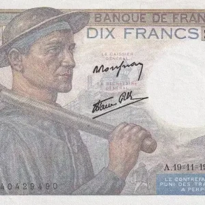 Paiement Sécurisé Billet France 10 Francs - Mineur - 19-11-1942 - Série E.17 - F.08.05