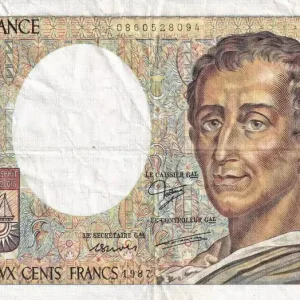 Billet France 200 Francs - Montesquieu - 1987 - Série A.44 - F.70.07A44 Meilleur Choix