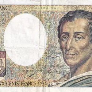 Billet France 200 Francs - Montesquieu - 1994 - Série N.161 - F.70/2.01 Prix Bas