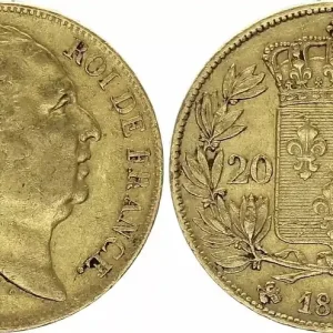 Meilleur Choix France 20 Francs - Louis XVIII - Buste nu - 1824 Q Perpignan