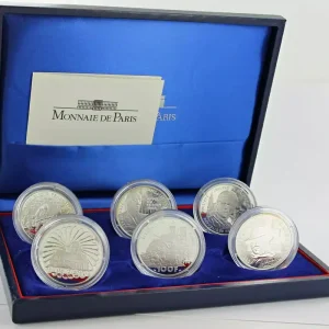 France Coffret 6 x 100 Francs Liberté Retrouvée - 1993-1994 - Argent - Sans certificat Livraison Gratuite