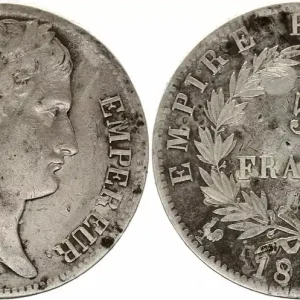 Vente Flash France 5 Francs Napoléon Empereur - 1813 A Paris - Argent