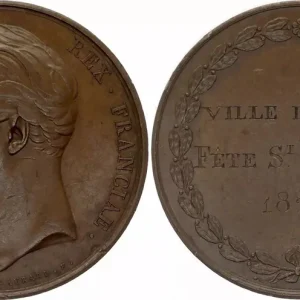 Paiement Sécurisé France Charles X - Amiens, fête de St Charles - 1825