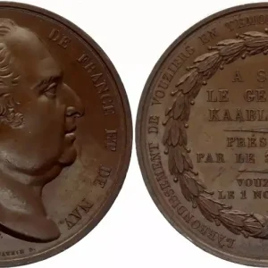 Bon Marché France Louis XVIII - Hommage au Général Kaablukoff - 1818