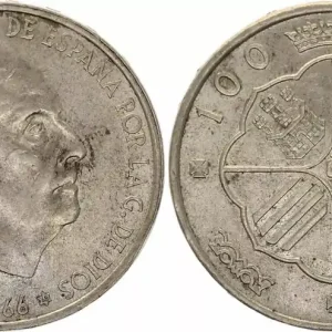 Espagne 100 Pesetas - Général Franco - 1966 (68) - KM.797 Certifié