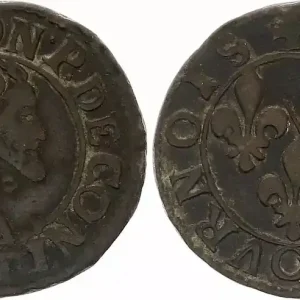 Soldes France Double tournois - François de Bourbon-Conti - ND (1605-1614)