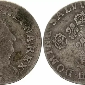 Top Qualité France 10 Sols Louis XIV aux 4 couronnes - 1703 BB Strasbourg - Argent