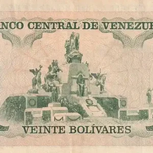 Affaire À Saisir Billet Venezuela 20 Bolivares - José Antonio Paez - 1989 - Série U - P.64A
