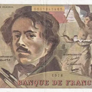 Dernier Modèle Billet France 100 Francs - Delacroix - 1978 - Série N.2 - F.68.02