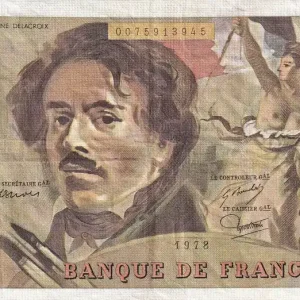 Nouvel Arrivage Billet France 100 Francs - Delacroix - 1978 - Série A.4 - F.69.01c