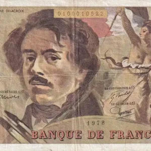 Billet France 100 Francs - Delacroix - 1978 - Série A.5 - F.69.01d Bon Plan