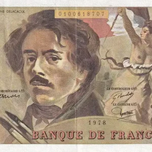 Réduction Billet France 100 Francs - Delacroix - 1978 - Série A.5 - F.69.01d
