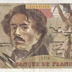 Billet France 100 Francs - Delacroix - 1978 - Série A.7 - F.69.01d Produit De Marque