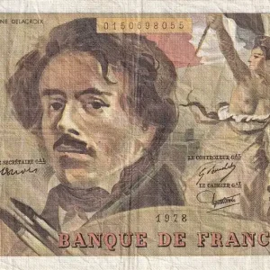 Billet France 100 Francs - Delacroix - 1978 - Série A.7 - F.69.01d Meilleure Qualité