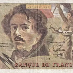 Achat Immédiat Billet France 100 Francs - Delacroix - 1978 - Série A.8 - F.69.01e