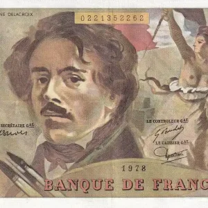 Billet France 100 Francs - Delacroix - 1978 - Série W.9 - F.69.01g Promotion