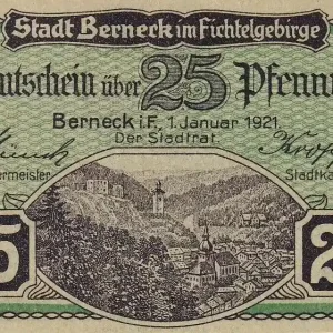 Usine Directe Billet Allemagne 25 Pfennig - Berneck - Notgeld - 1921