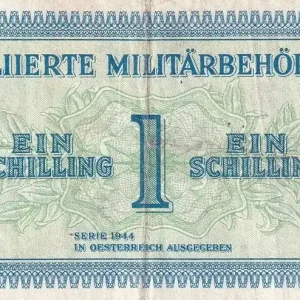 Billet Autriche 1 Schilling - Autorités militaires alliées - 1944 - P.103b Tendance