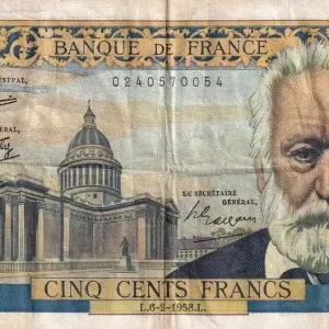 Billet France 500 Francs - Victor Hugo - 06-02-1958 - Série F.97 - F.35.08 Acheter Direct