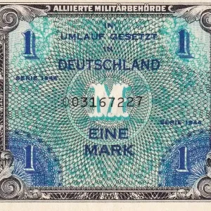 Commander Vite Billet Allemagne 1 Mark - Impr. américaine - 1944 - 9 digit avec F - P.193a