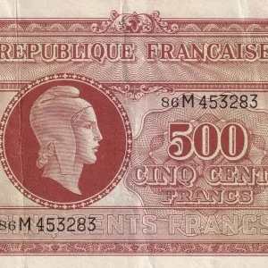 Bon Plan Billet France 500 Francs - Marianne - 1945 - Lettre M - VF.11.02
