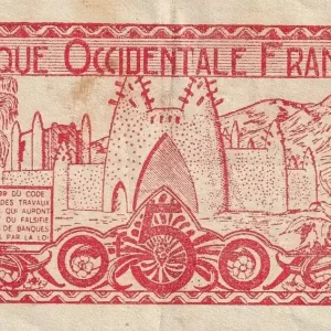 Billet B A O 0.50 Franc - Rouge - ND (1944) - P.33 Gros Lot