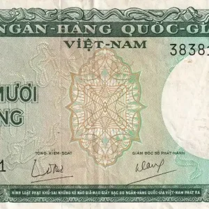 Bon Marché Billet Vietnam du Sud 20 Dong - Poisson - ND (1964) -Série Z.6 - P.16