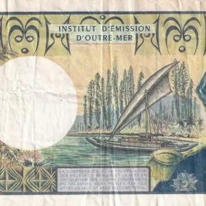 Premium Billet Polynésie Fr. 5000 Francs - Bougainville - Trois-Mâts - ND (1996) - Série C.007 - P.3c