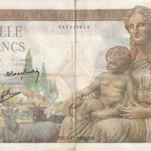 Billet France 1000 Francs - Déesse Déméter - Séries et années variées - F.40 - TB à TTB Acheter Direct