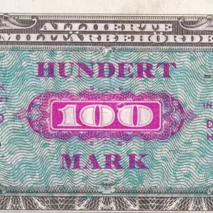 Billet Allemagne 100 Mark - Impr. sovietiéque - 1944- sans F - 8 digit - P.197d Soldes