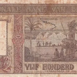 Pas Cher Billet Belgique 500 Francs - Léopold II - Représentation du Congo - 28-03-1947 - Série D.1655 - P.127b
