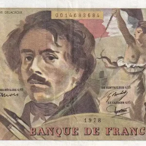 Bon Plan Billet France 100 Francs - Delacroix - 1978 - Série P.1 - F.68.01