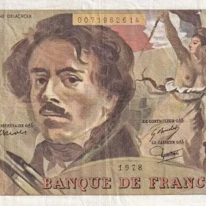Billet France 100 Francs - Delacroix - 1978 - Série W.3 - F.69.01b Meilleur Choix