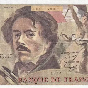 Acheter Direct Billet France 100 Francs - Delacroix - 1978 - Série Z.4 - F.69.01c