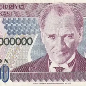 Billet Turquie 1000000 Turk Lirasi - Pdt Ataturk - ND (2002) - Série B - P.213 Jusqu’à Épuisement Des Stocks