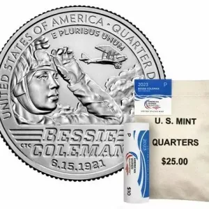 USA 1/4 Dollar - American Women - Bessie Coleman - D Denver - 2023 Meilleur Prix