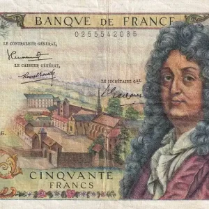 Billet France 50 Francs - Racine - 02-02-1967 - Série F.103 - F.64.09 Fait Main