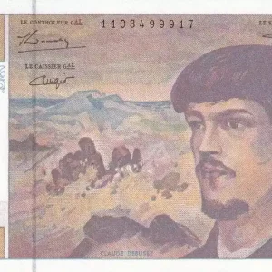 Prix Promo Billet France 20 Francs - Debussy - Signé Vigier - 1993 - Série D.045 - F.66BIS.05
