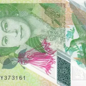 Livraison Express Billet Iles des Caraïbes 5 Dollars - Elisabeth II - Polymer - ND (2021) - Série CY - P.NEW