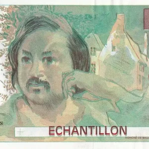 Billet France 100 Francs - Balzac 1980 - Echantillon recto verso filigranée Prix Bas